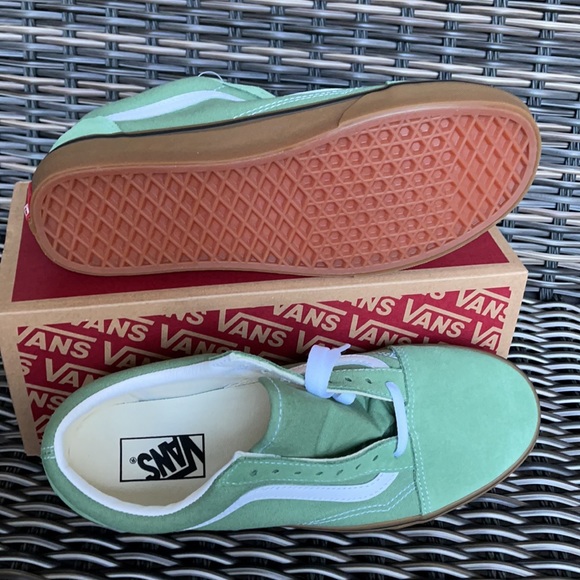 Vans Old Skool Gum Basil/True White MENS - Picture 6 of 16